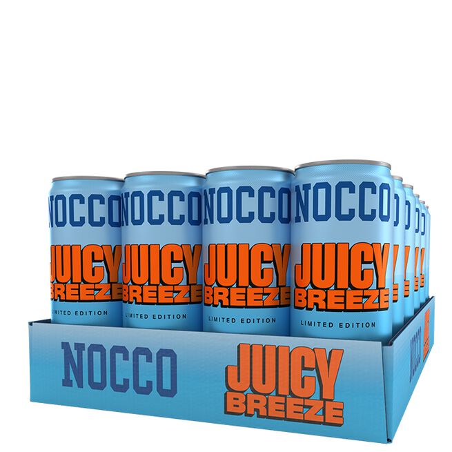 24 x NOCCO BCAA, 330 ml, Juicy Breeze